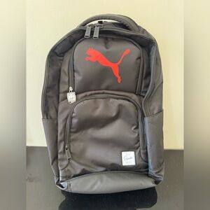 Puma Limited Edition Panda Express Black Backpack with Red Puma Logo NEW